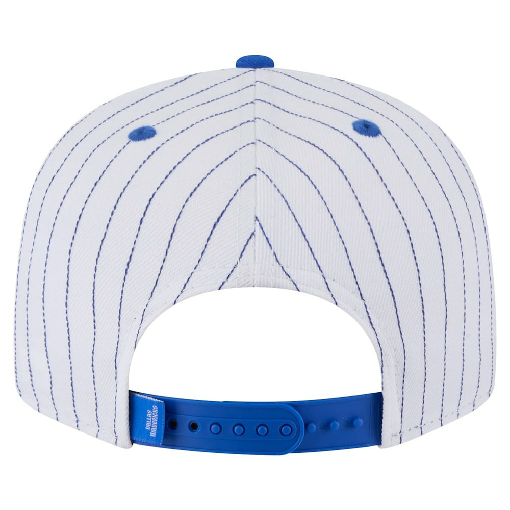 Dallas Mavericks Deceptor Pinstripe 9FIFTY Snapback Hat sale - White for sale