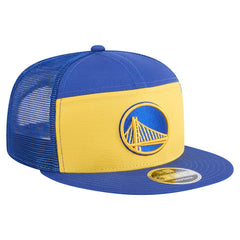 Golden State Warriors Outdoor Split Panel 9FIFTY Snapback Hat sale - Gold/Royal for sale