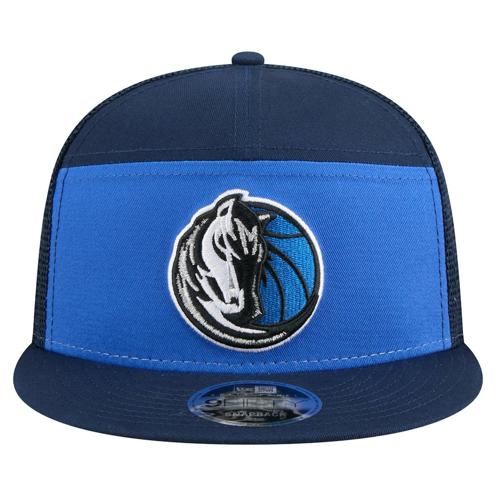 Dallas Mavericks Outdoor Split Panel 9FIFTY Snapback Hat sale - Blue/Navy for sale