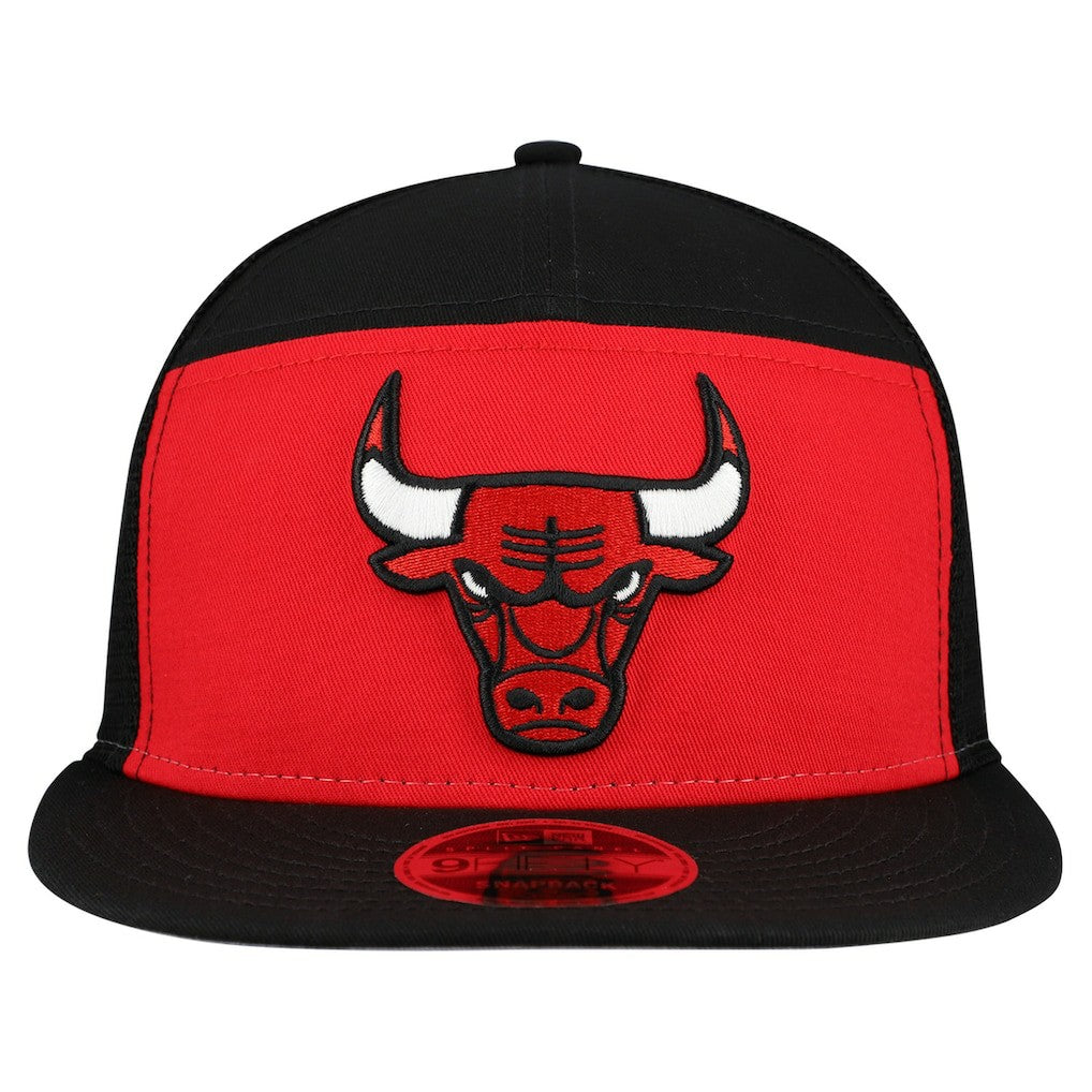 Chicago Bulls Outdoor Split Panel 9FIFTY Snapback Hat - Red/Black sale