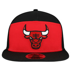 Chicago Bulls Outdoor Split Panel 9FIFTY Snapback Hat - Red/Black sale