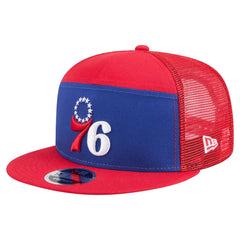Philadelphia 76ers Outdoor Split Panel 9FIFTY Snapback Hat - Royal/Red sale