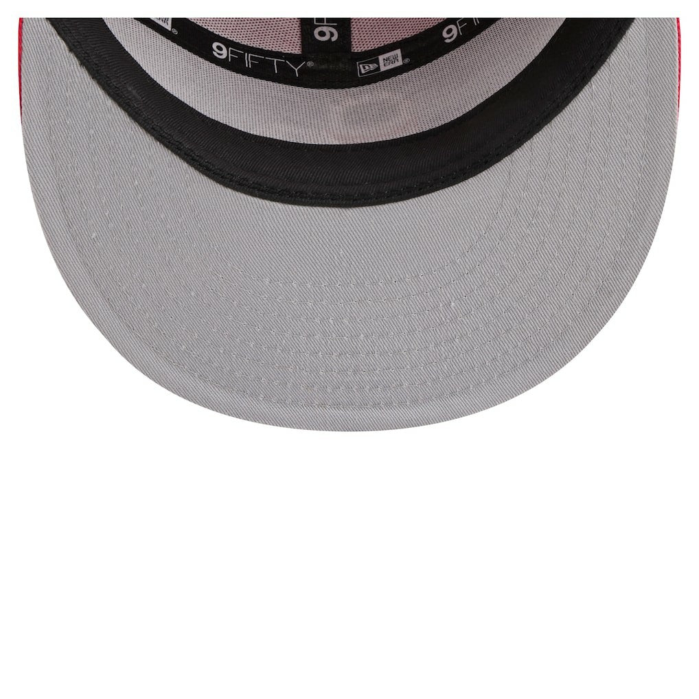 Philadelphia 76ers Outdoor Split Panel 9FIFTY Snapback Hat - Royal/Red sale