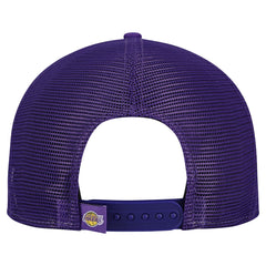 Los Angeles Lakers Outdoor Split Panel 9FIFTY Snapback Hat - Gold/Purple for sale