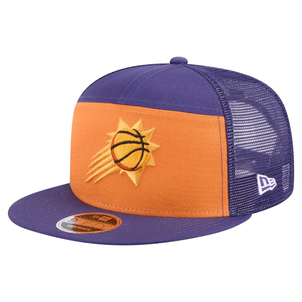 Phoenix Suns Outdoor Split Panel 9FIFTY Snapback Hat - Orange/Purple on sale