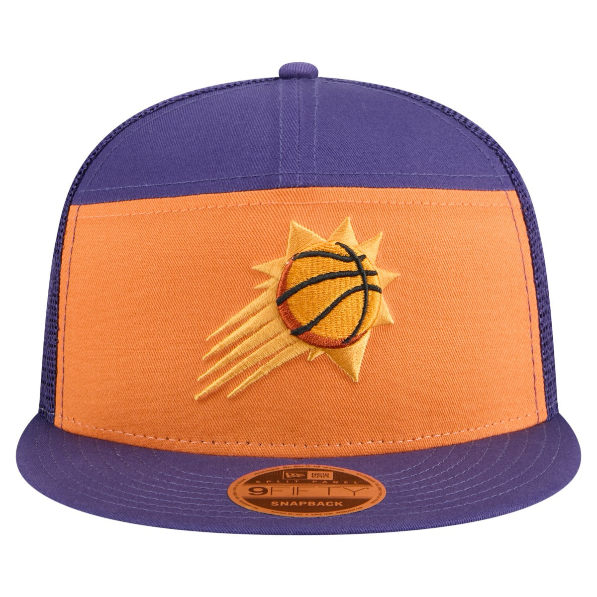 Phoenix Suns Outdoor Split Panel 9FIFTY Snapback Hat - Orange/Purple on sale