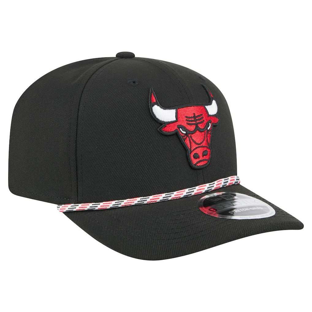 Chicago Bulls Rope 9SEVENTY Adjustable Hat - Black shop