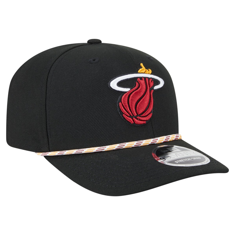 Miami Heat Rope 9SEVENTY Adjustable Hat - Black shop