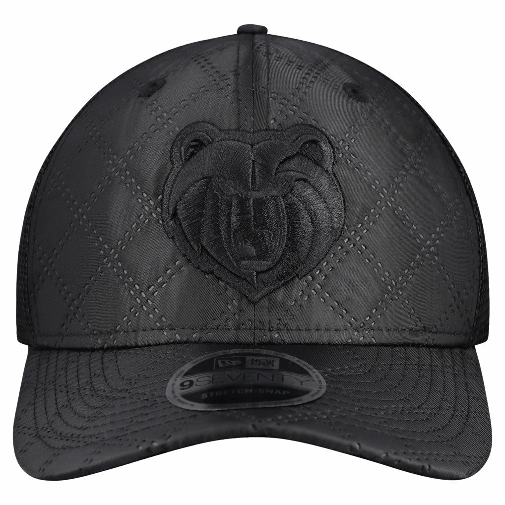 Memphis Grizzlies Quilted 9SEVENTY Trucker Adjustable Hat - Black discount