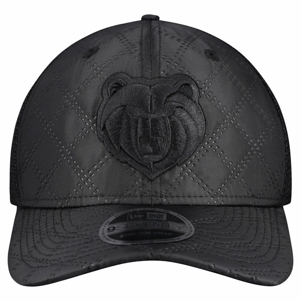 Memphis Grizzlies Quilted 9SEVENTY Trucker Adjustable Hat - Black discount