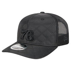 Philadelphia 76ers Quilted 9SEVENTY Trucker Adjustable Hat - Black outlet