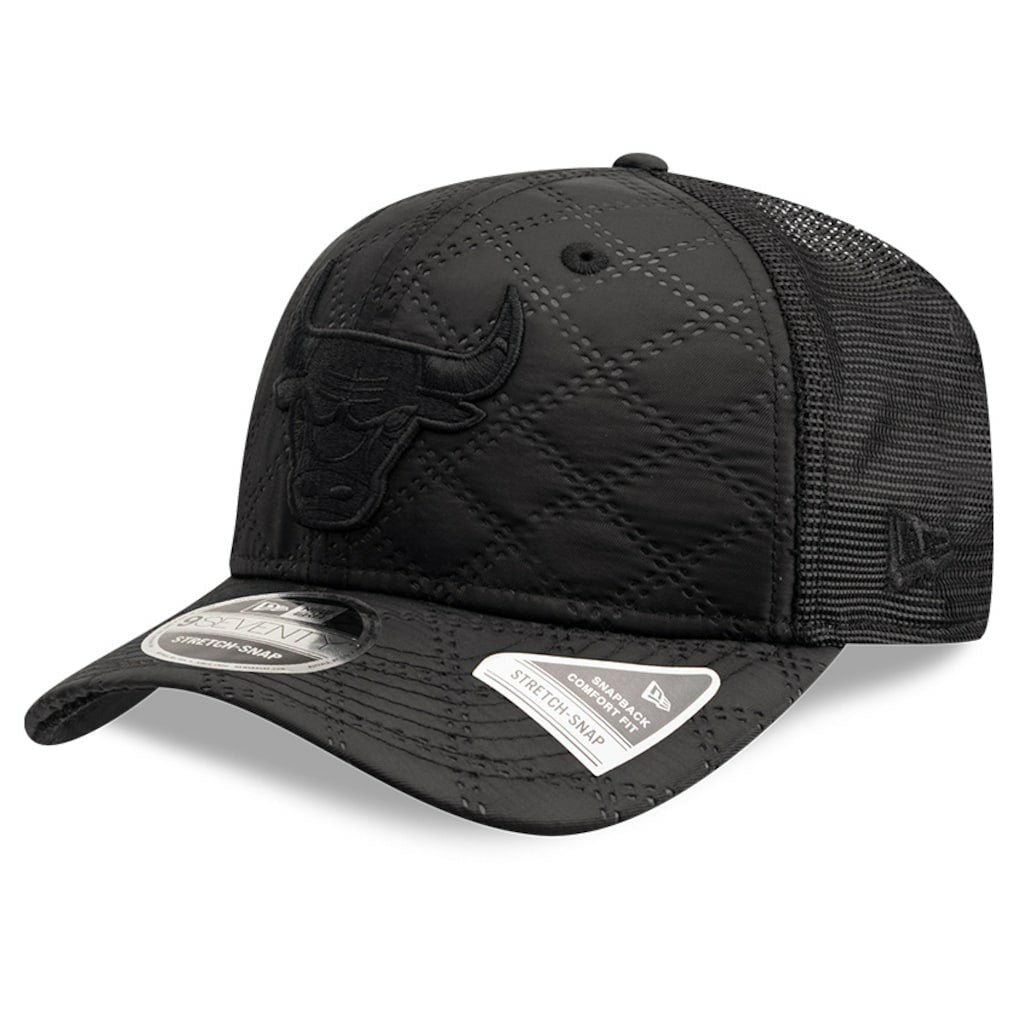 Chicago Bulls Quilted 9SEVENTY Trucker Adjustable Hat - Black on sale