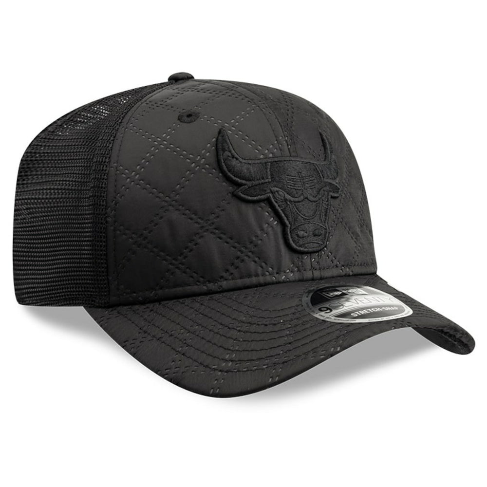 Chicago Bulls Quilted 9SEVENTY Trucker Adjustable Hat - Black on sale
