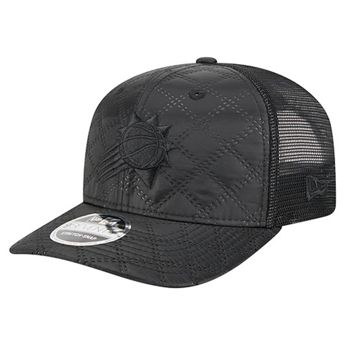 Phoenix Suns Quilted 9SEVENTY Trucker Adjustable Hat - Black cheap