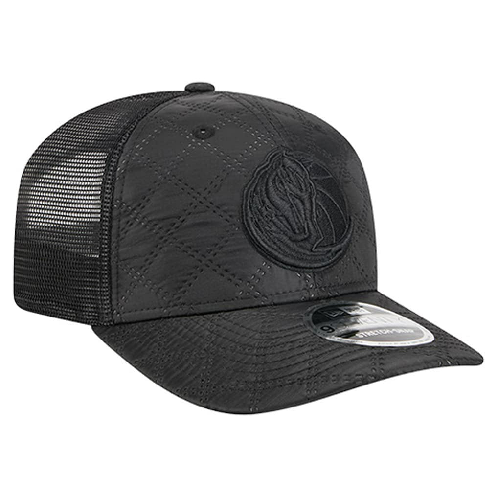 Dallas Mavericks Quilted 9SEVENTY Trucker Adjustable Hat sale - Black on sale