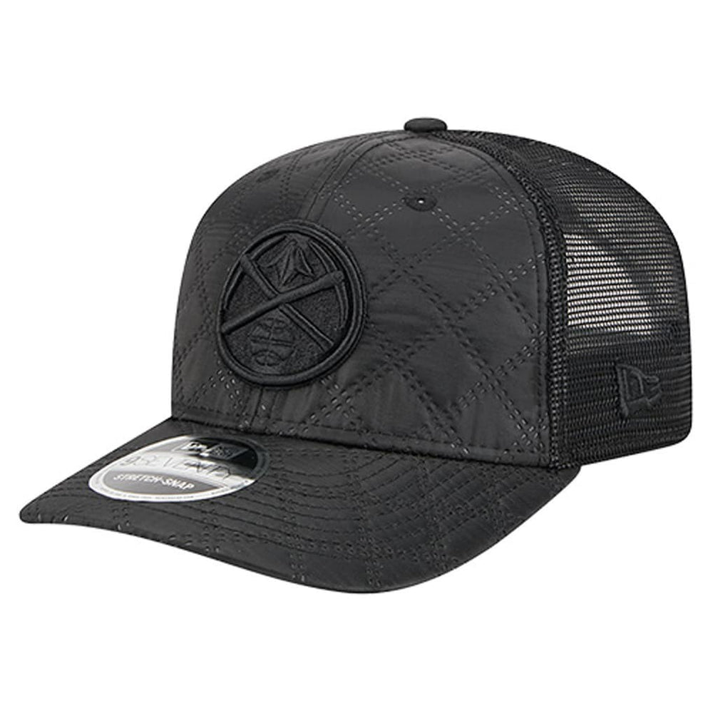 Denver Nuggets Quilted 9SEVENTY Trucker Adjustable Hat sale - Black discount