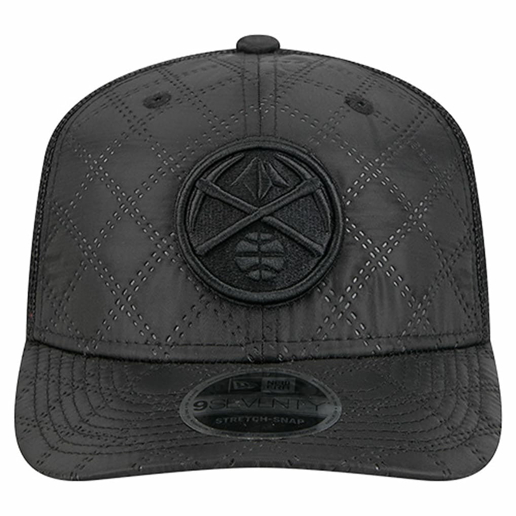 Denver Nuggets Quilted 9SEVENTY Trucker Adjustable Hat sale - Black discount