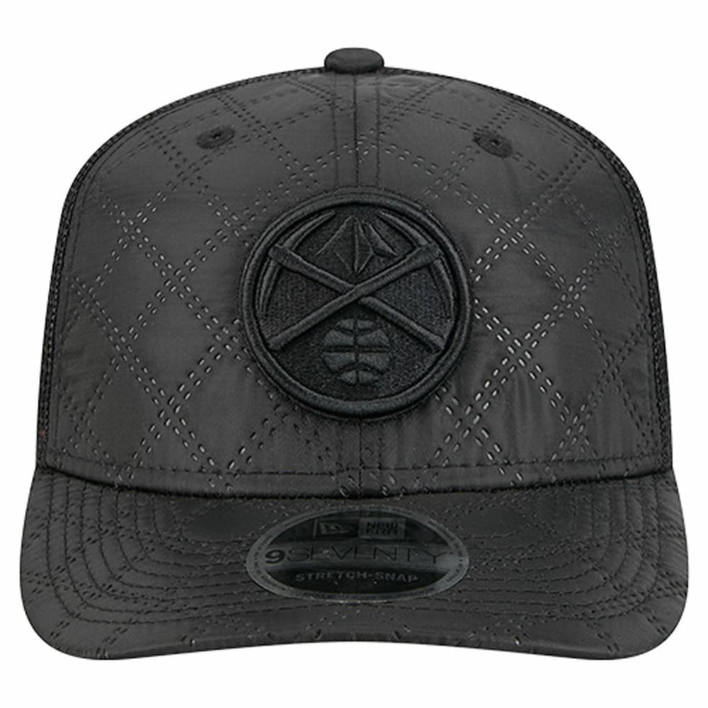 Denver Nuggets Quilted 9SEVENTY Trucker Adjustable Hat sale - Black discount