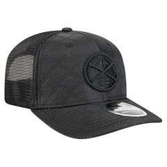 Denver Nuggets Quilted 9SEVENTY Trucker Adjustable Hat sale - Black discount