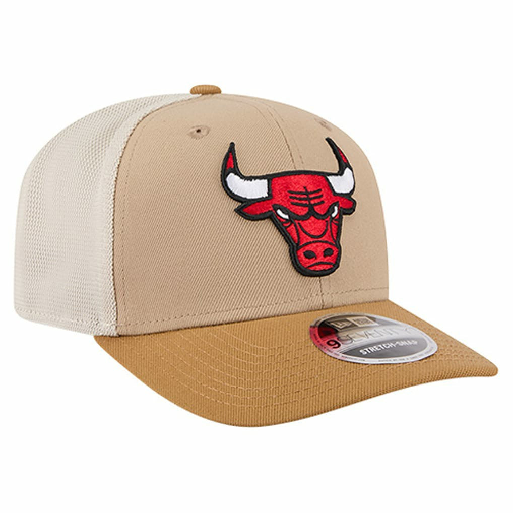 Chicago Bulls Two-Tone 9SEVENTY Adjustable Trucker Hat - Tan/Light Brown online