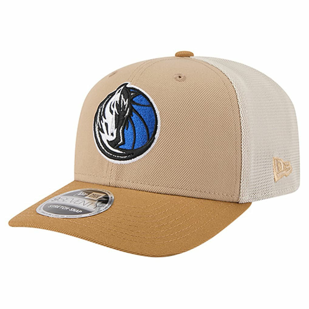 Dallas Mavericks Two-Tone 9SEVENTY Adjustable Trucker Hat sale - Tan/Light Brown sale