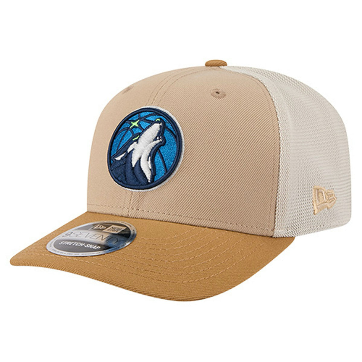 Minnesota Timberwolves Two-Tone 9SEVENTY Adjustable Trucker Hat - Tan/Light Brown outlet