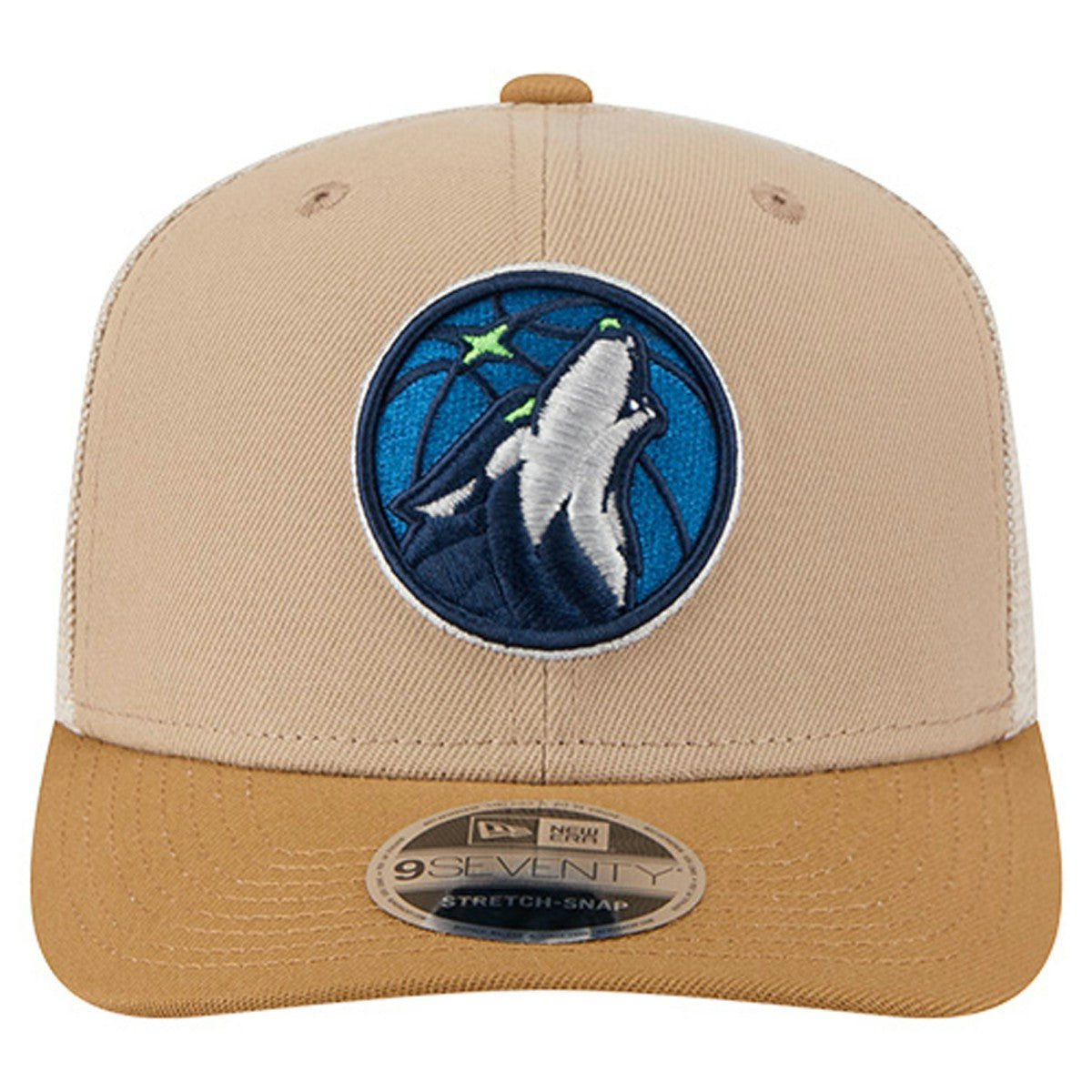 Minnesota Timberwolves Two-Tone 9SEVENTY Adjustable Trucker Hat - Tan/Light Brown outlet
