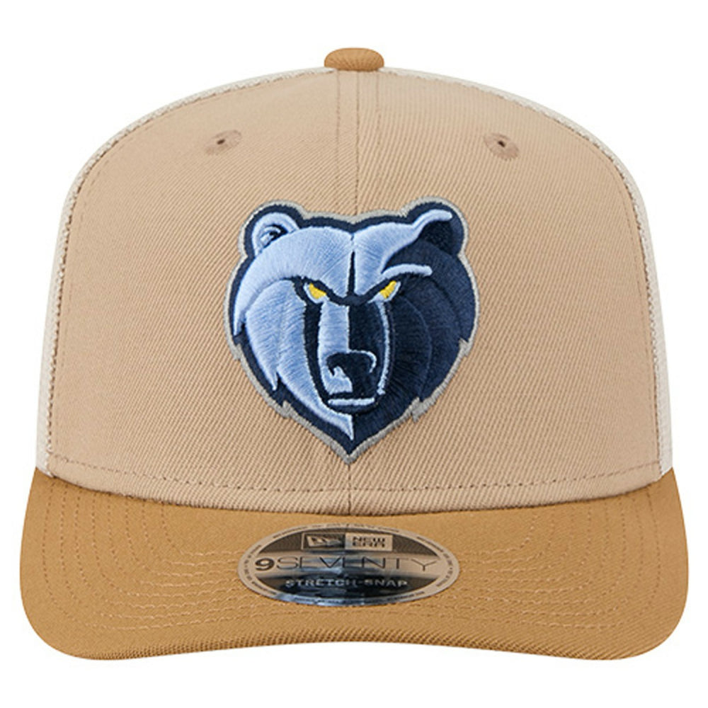 Memphis Grizzlies Two-Tone 9SEVENTY Adjustable Trucker Hat - Tan/Light Brown online