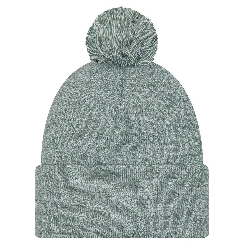 Milwaukee Bucks Marled Cuffed Knit Hat with Pom - Hunter Green for sale