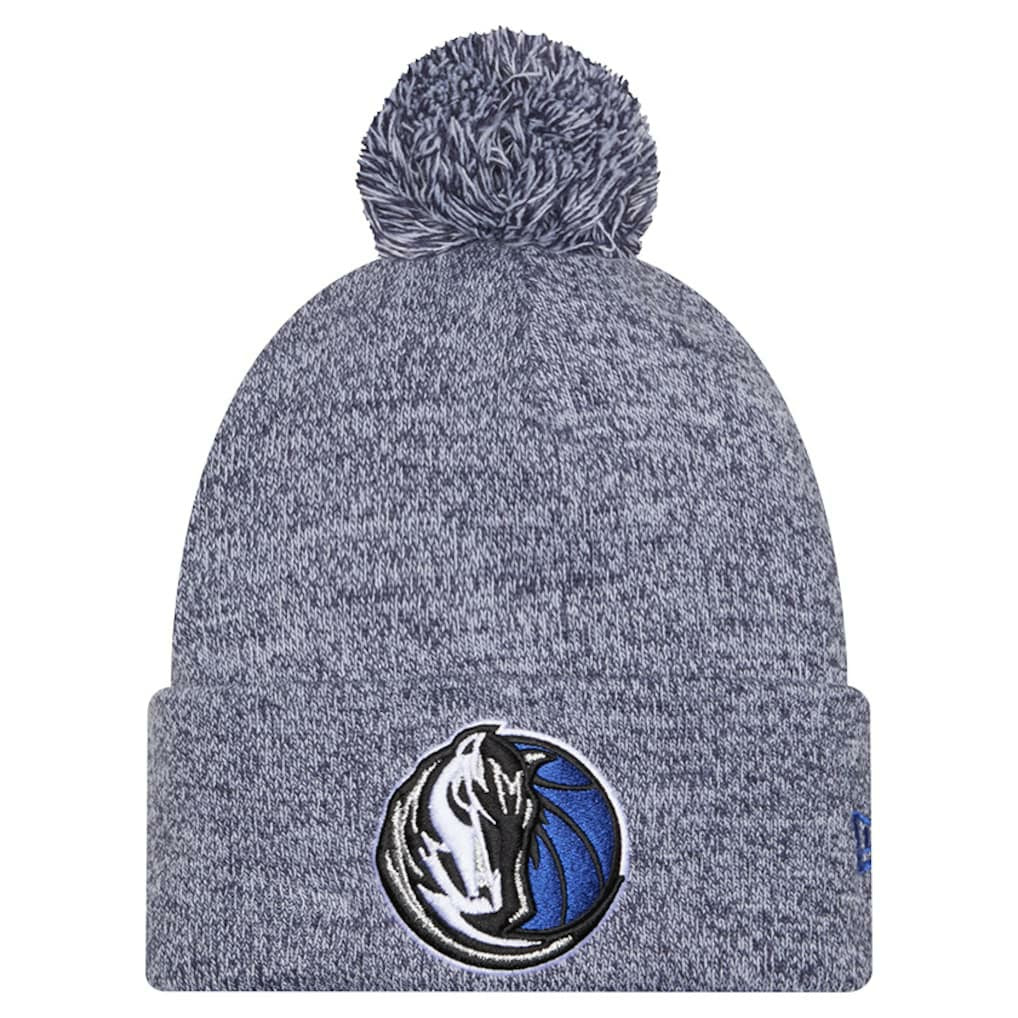 Dallas Mavericks Marled Cuffed Knit Hat with Pom sale - Navy cheap