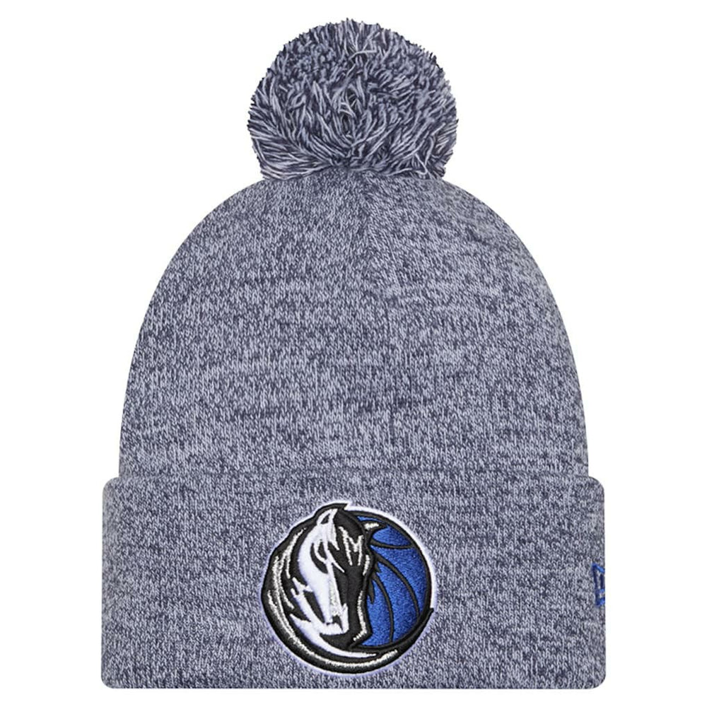 Dallas Mavericks Marled Cuffed Knit Hat with Pom sale - Navy cheap
