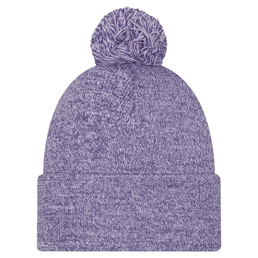 Phoenix Suns Marled Cuffed Knit Hat with Pom - Purple sale
