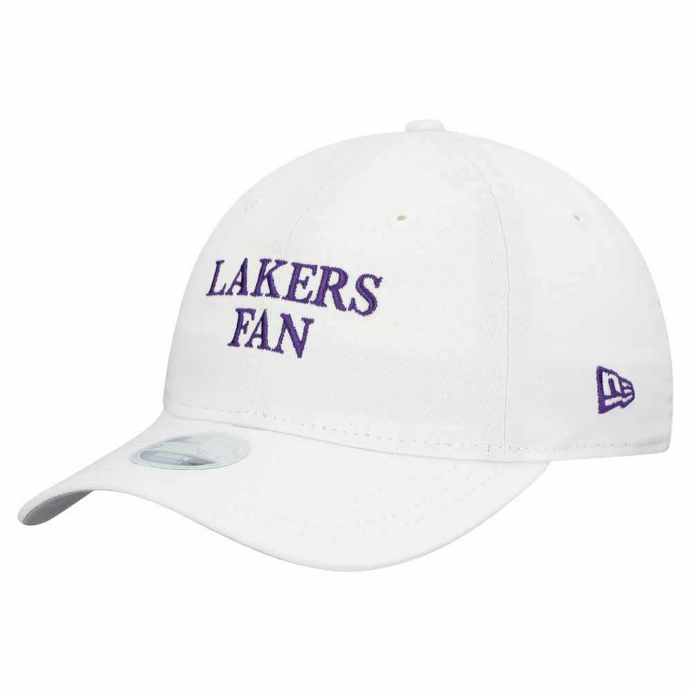 Los Angeles Lakers Women's Team Fan 9TWENTY Adjustable Hat - White on sale
