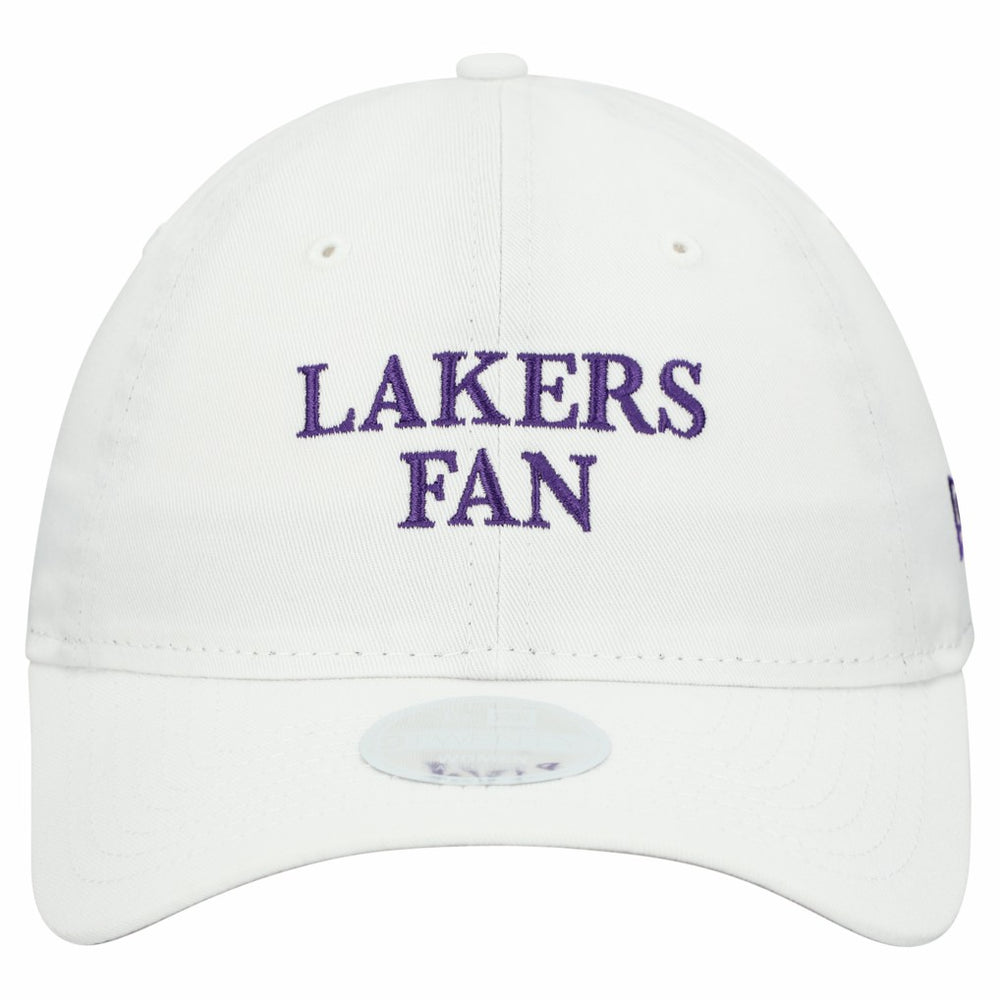 Los Angeles Lakers Women's Team Fan 9TWENTY Adjustable Hat - White on sale