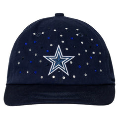Dallas Cowboys The Wild Collective Women's Jeweled Adjustable Hat - Navy on sale