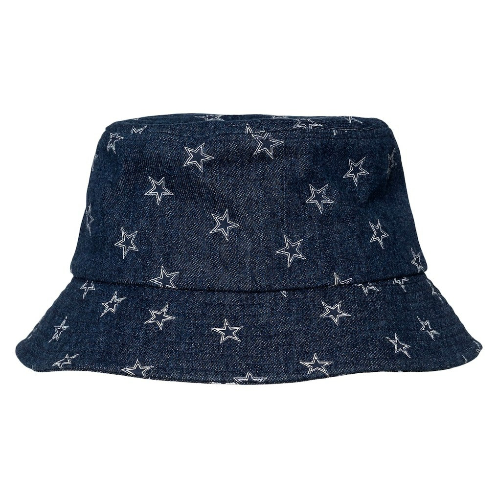 Dallas Cowboys The Wild Collective Women's Denim Bucket Hat - Navy sale