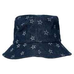 Dallas Cowboys The Wild Collective Women's Denim Bucket Hat - Navy sale