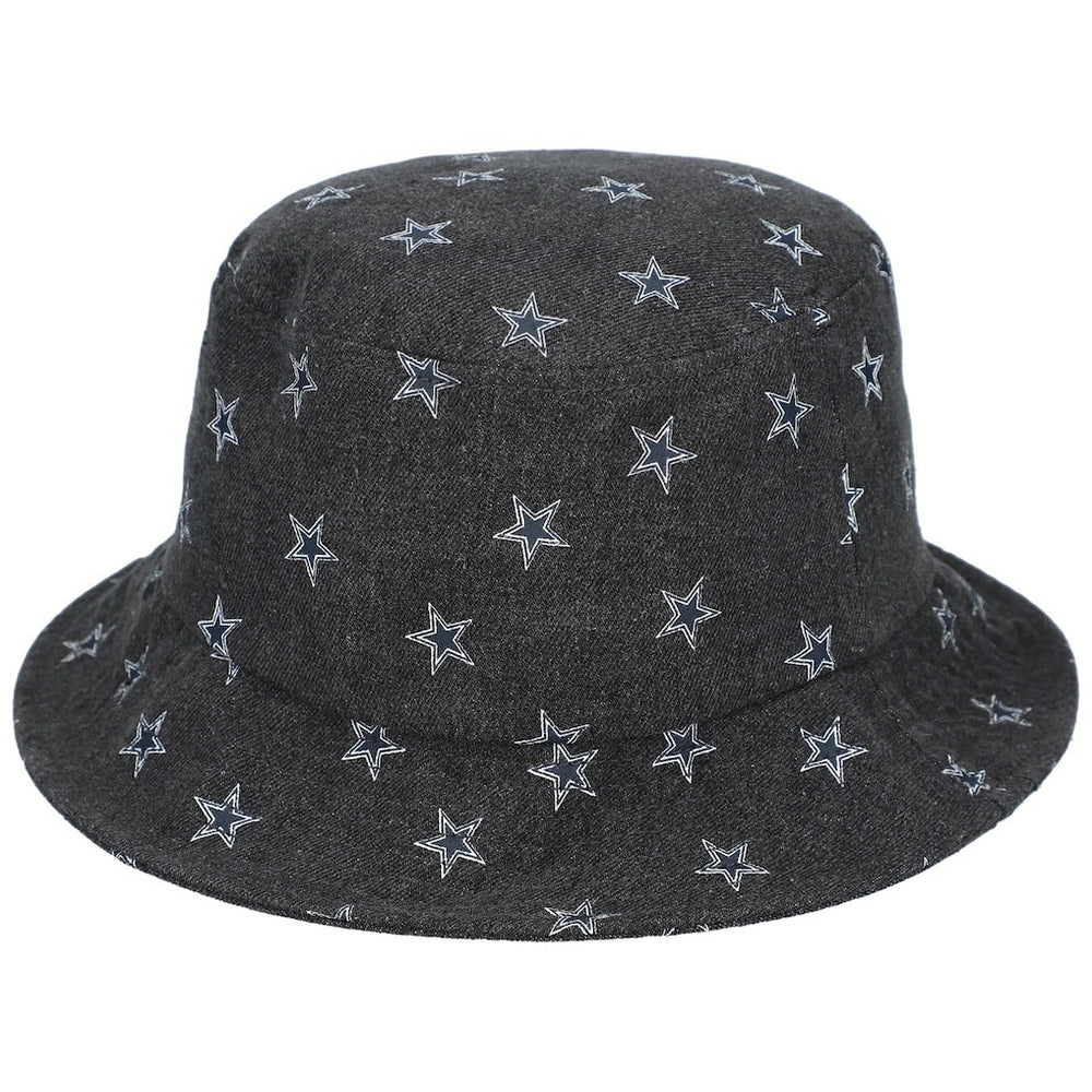 Dallas Cowboys The Wild Collective Women's Denim Bucket Hat - Black outlet