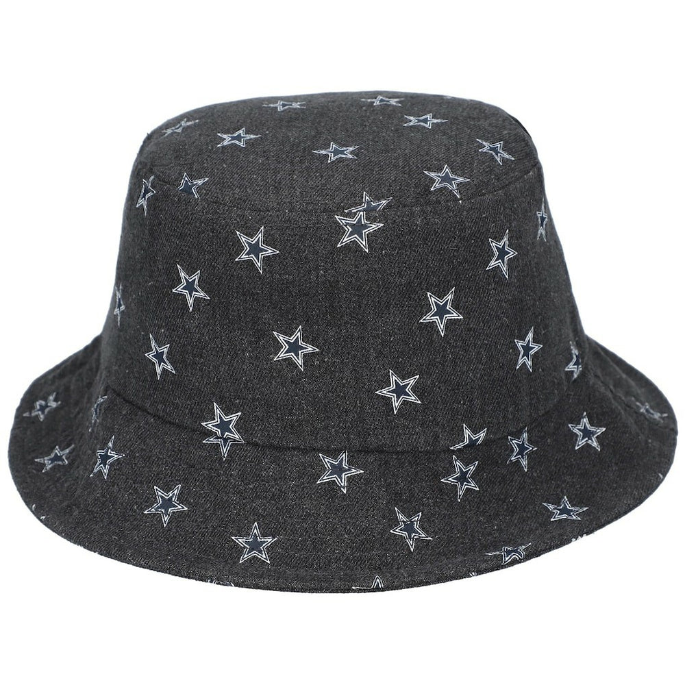 Dallas Cowboys The Wild Collective Women's Denim Bucket Hat - Black outlet