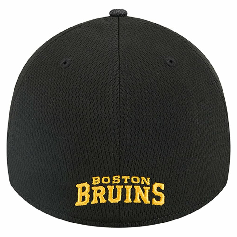 Boston Bruins New Era Visor Hit 39THIRTY Flex Hat - Black Hats