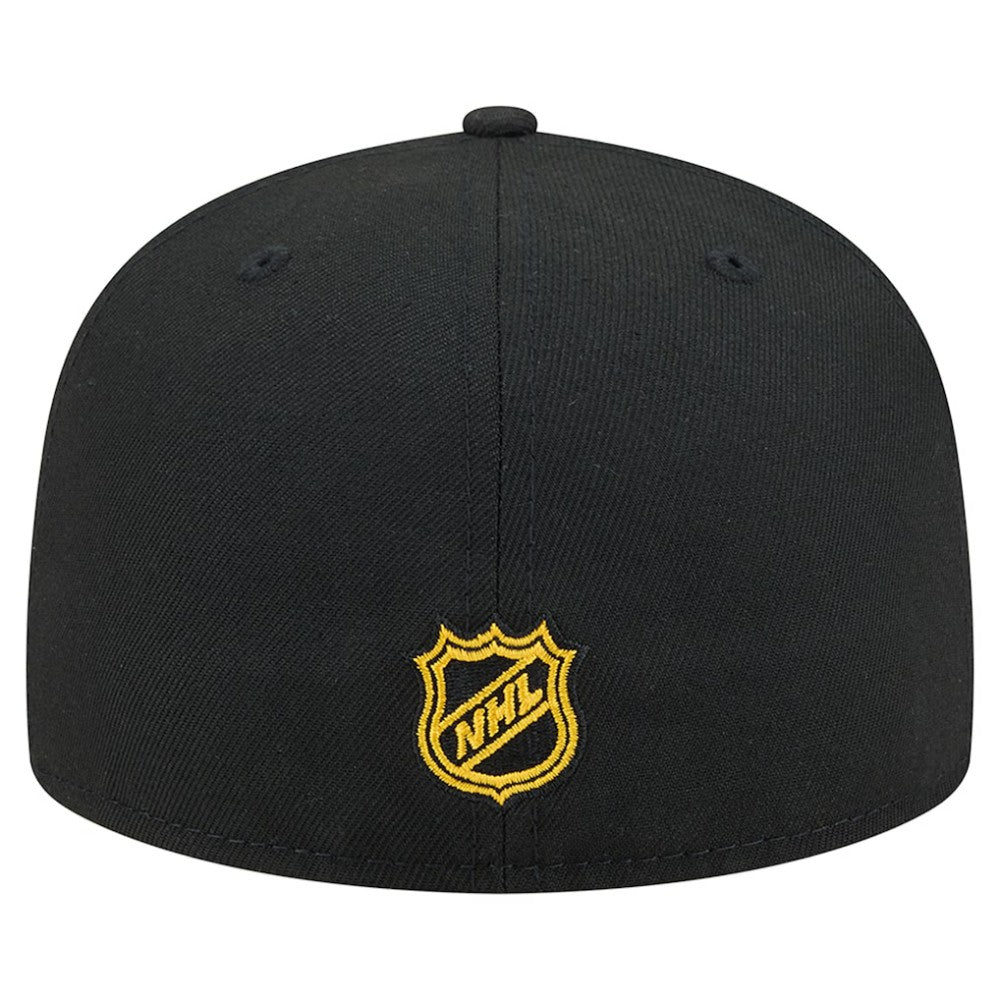 Boston Bruins New Era Oversized Vintage Arch 59Fifty Fitted Hat - Black Hats