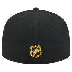 Boston Bruins New Era Oversized Vintage Arch 59Fifty Fitted Hat - Black Hats