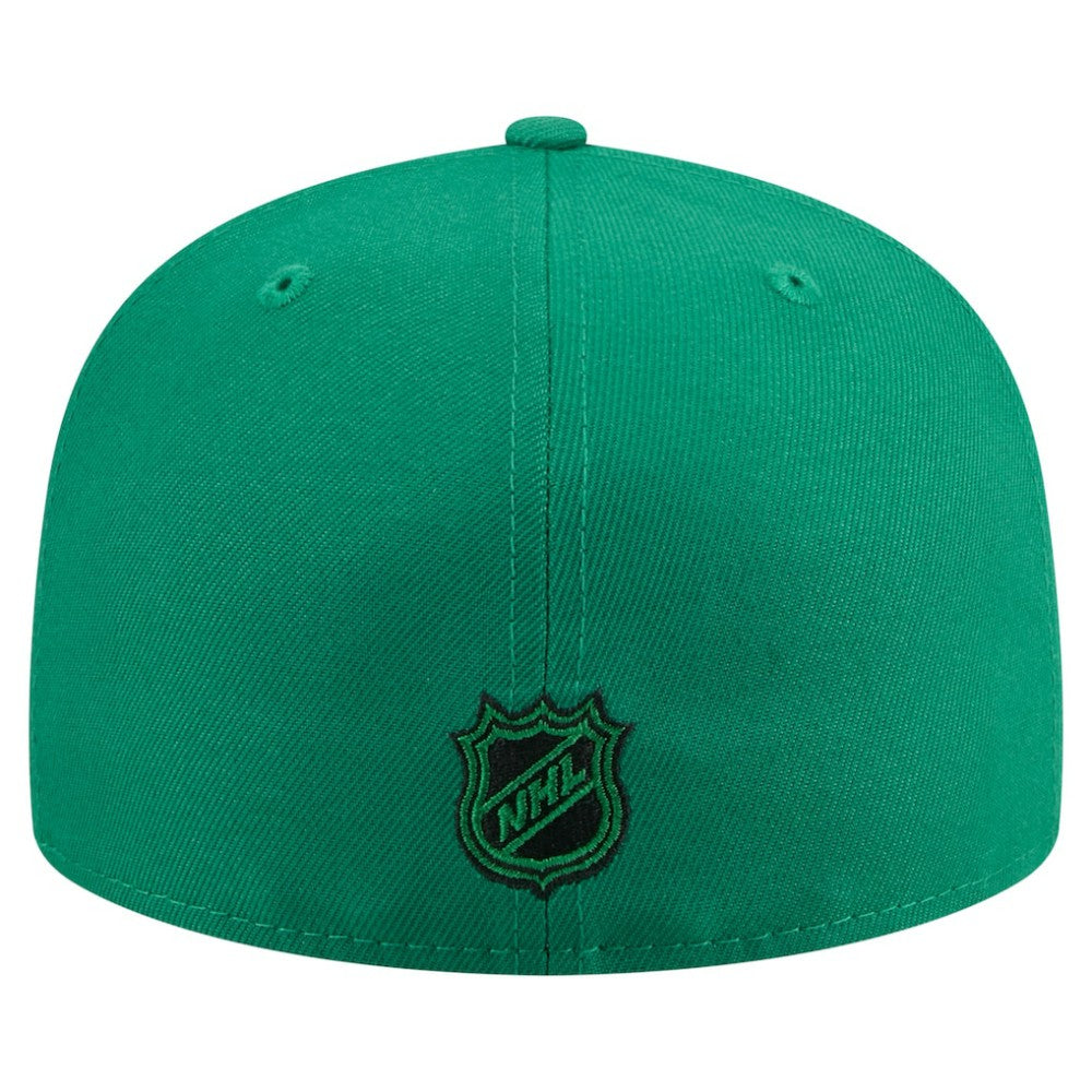 Dallas Stars New Era Oversized Vintage Arch 59Fifty Fitted Hat - Kelly Green Hats