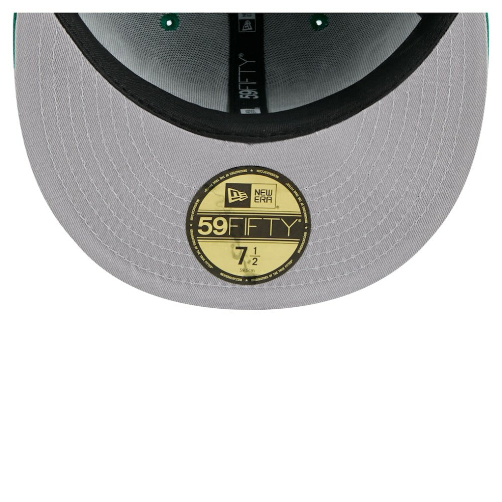 Dallas Stars New Era Oversized Vintage Arch 59Fifty Fitted Hat - Kelly Green Hats