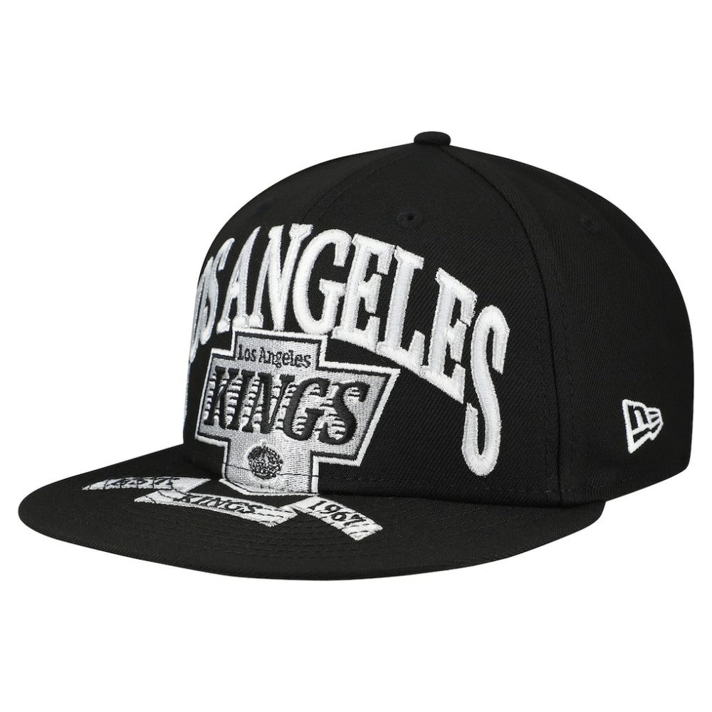 Los Angeles Kings New Era Oversized Vintage Arch 59Fifty Fitted Hat - Black Hats