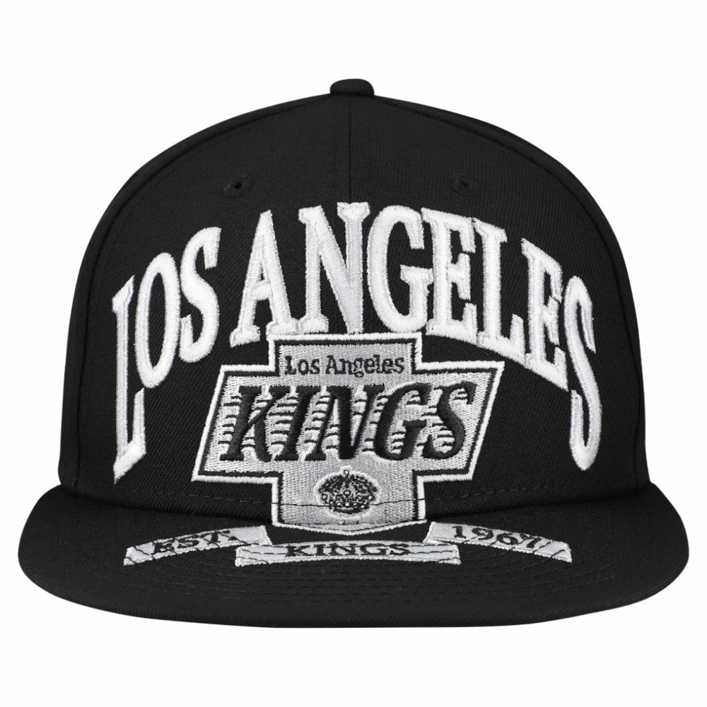 Los Angeles Kings New Era Oversized Vintage Arch 59Fifty Fitted Hat - Black Hats