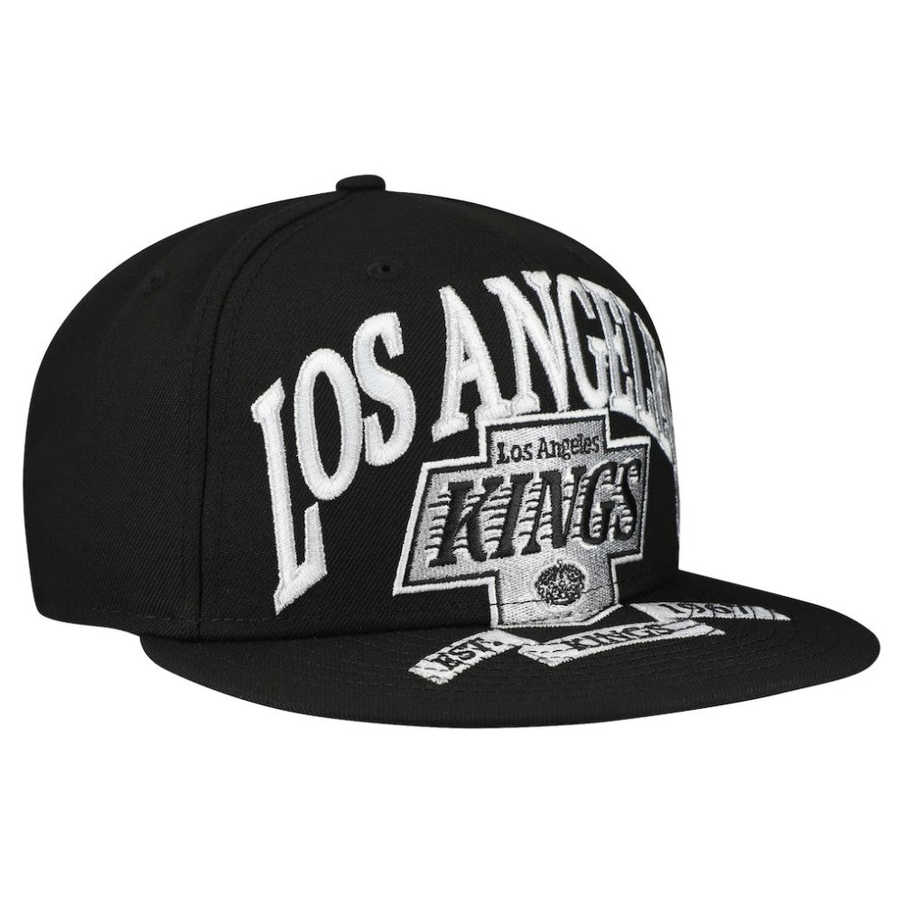 Los Angeles Kings New Era Oversized Vintage Arch 59Fifty Fitted Hat - Black Hats