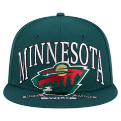 Minnesota Wild New Era Oversized Vintage Arch 59Fifty Fitted Hat - Green Hats