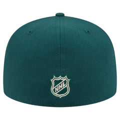 Minnesota Wild New Era Oversized Vintage Arch 59Fifty Fitted Hat - Green Hats
