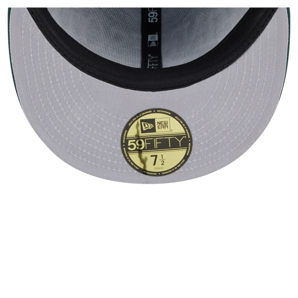 Minnesota Wild New Era Oversized Vintage Arch 59Fifty Fitted Hat - Green Hats